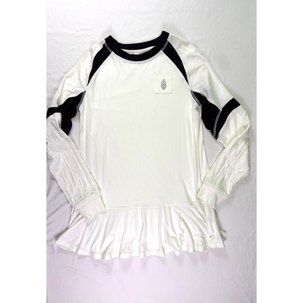 Free People Movement At Bat Layer Dress Small Ruffle Quilted Short Sporty Tennis - Picture 7 of 8